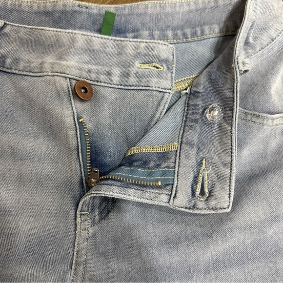 Halara Flex Asymmetric Low Rise Jeans Baggy Wide Leg Medium 8-10 - Picture 5 of 9